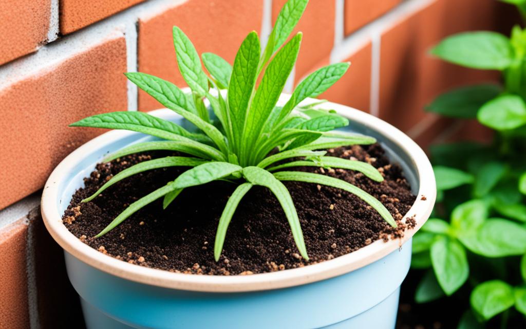 physical barriers to prevent ants in plant pots