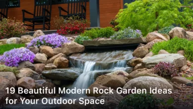 19 Beautiful Modern Rock Garden Ideas