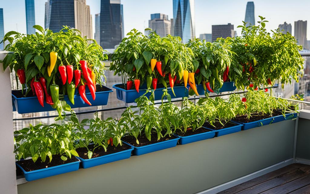 growing peppers in containers