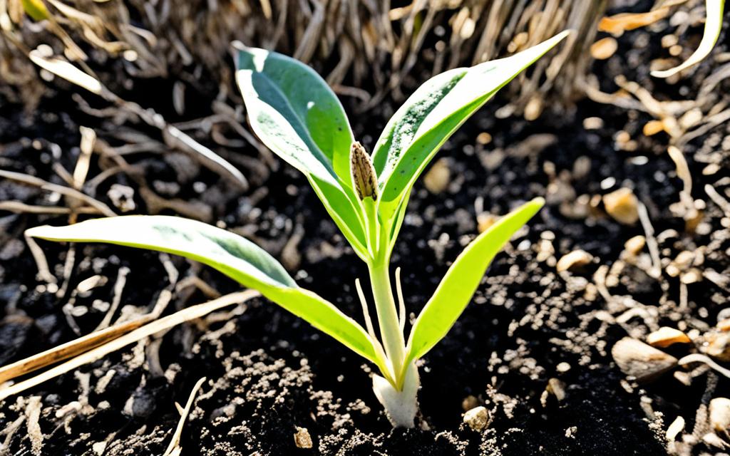 milkweed seedling