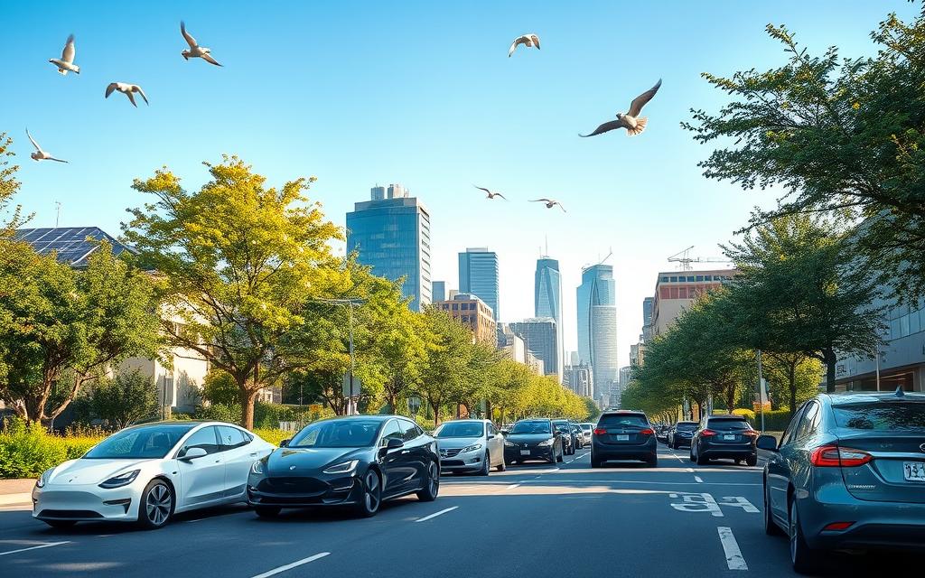 electric vehicles reducing air pollution