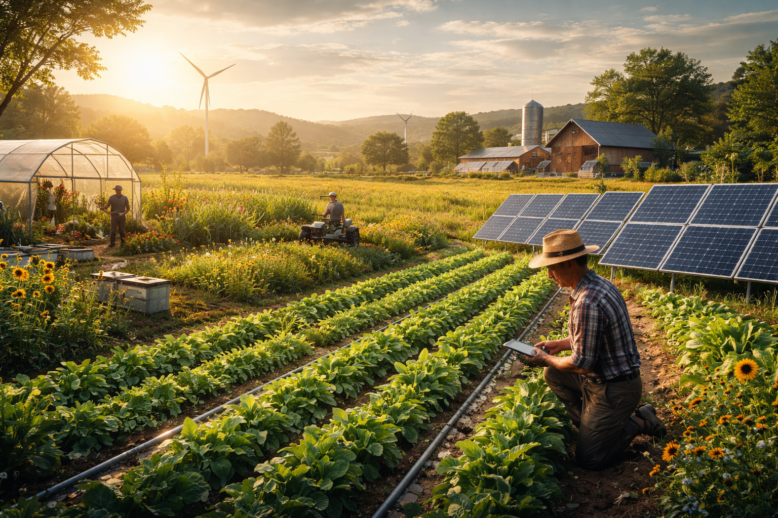 Sustainable Agriculture Methods for Long-Term Food Security