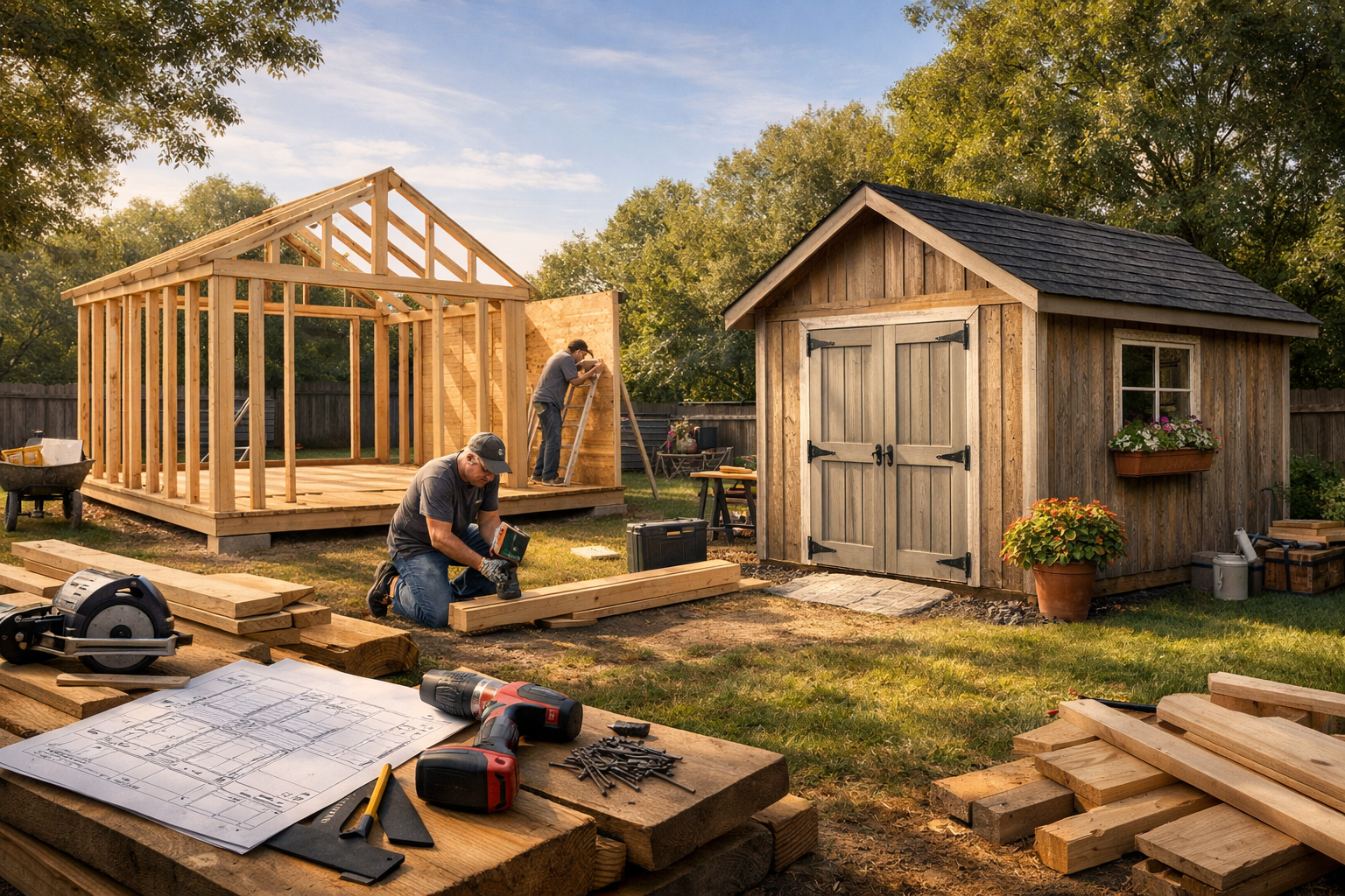 Steps to Build a Garden Shed From Scratch Guide