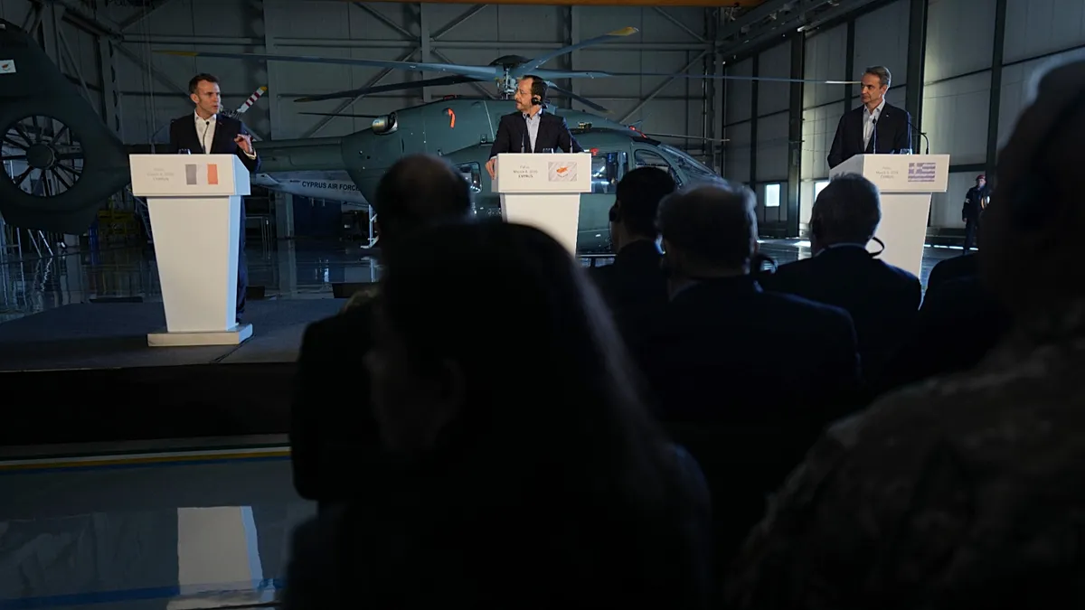 Trilateral meeting in Paphos: ‘Any attack on Cyprus is an attack on Europe’