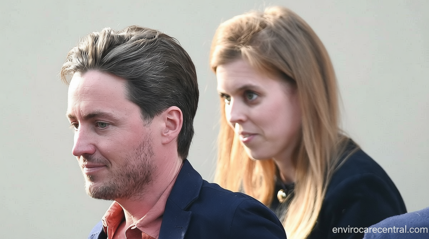 Princess Beatrice puts on united front with husband Edo during lunch out amid fears her ‘marriage is in trouble’ in wake of Epstein scandal
