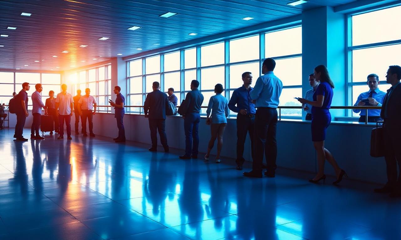 Long security lines form at airports as TSA agents miss first full paycheck amid DHS standoff