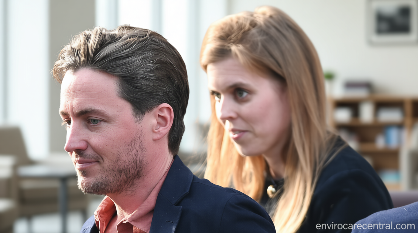 Princess Beatrice puts on united front with husband Edo during lunch out amid fears her ‘marriage is in trouble’ in wake of Epstein scandal