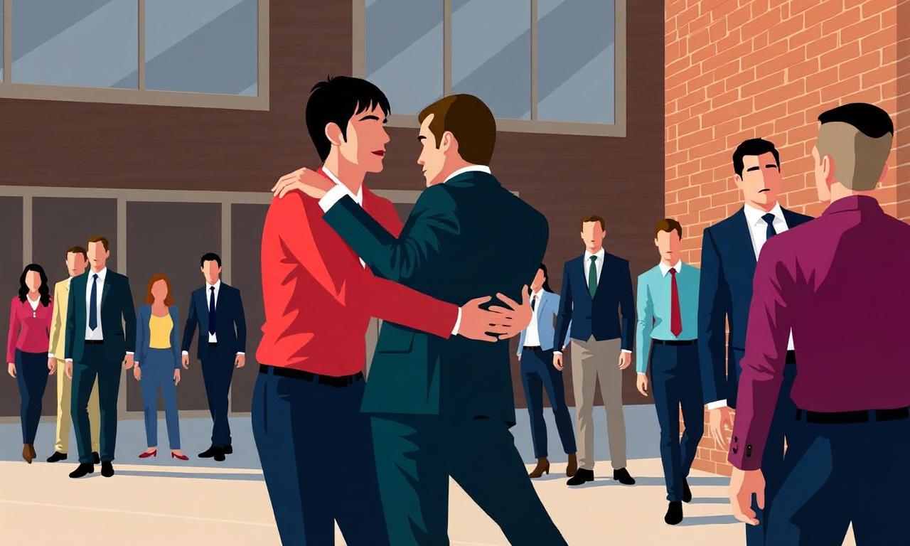 Watch: Moment gunman tackled by school principal