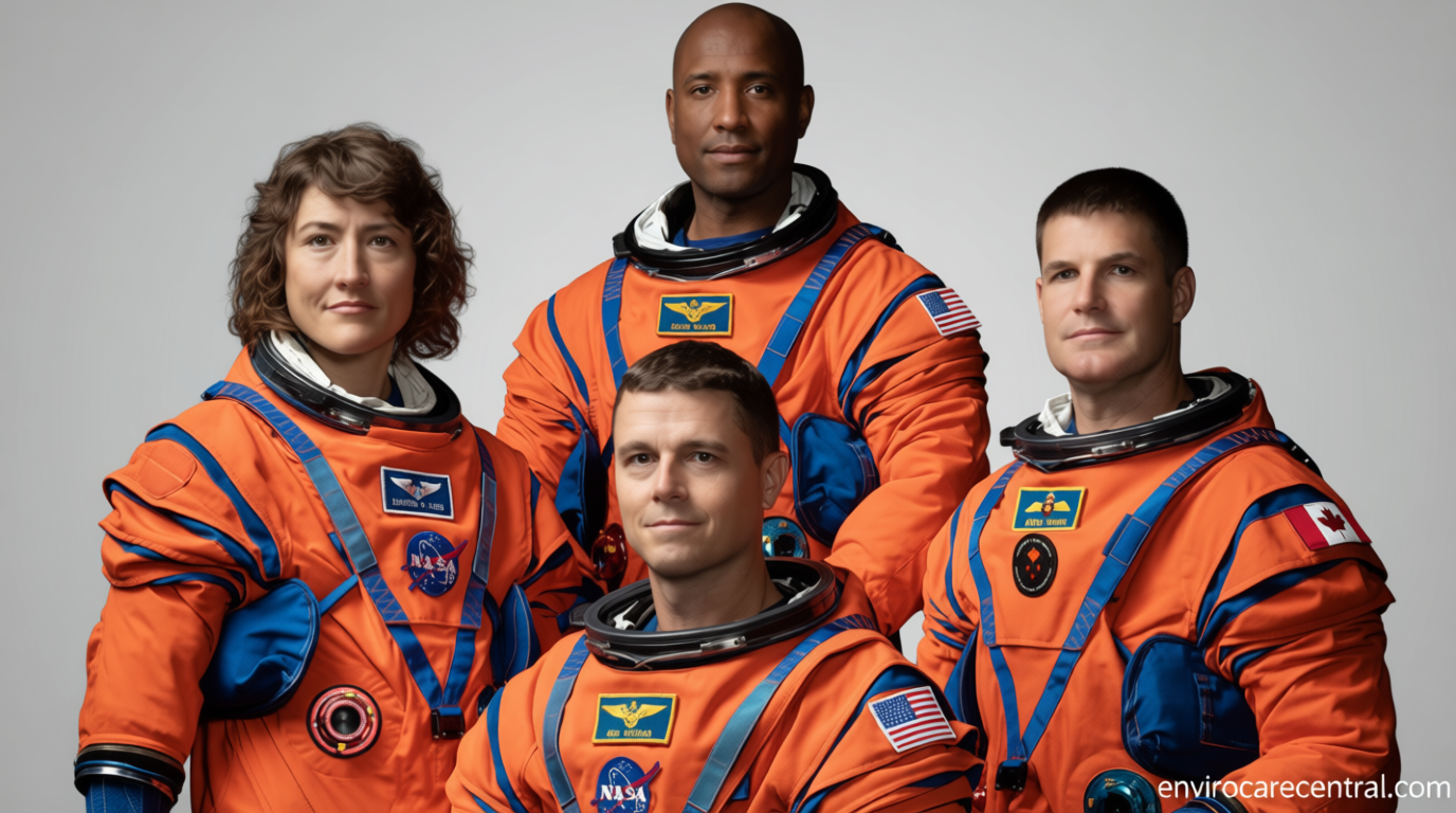The four astronauts NASA picked for the first crewed moon mission in 50 years