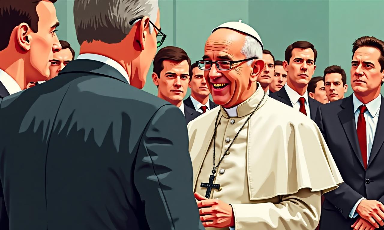 Watch: Vance heckled as he chides Pope