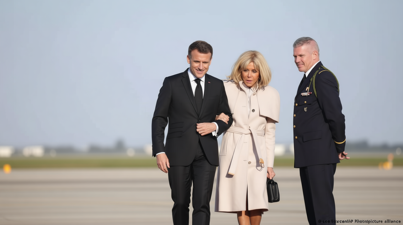 Macron dismisses Trump’s ‘inelegant’ dig about his marriage