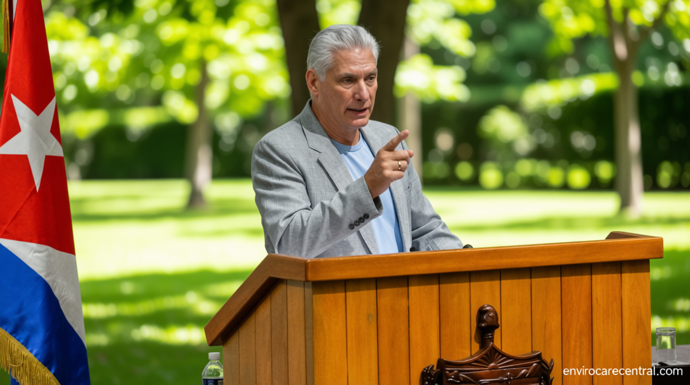 Cuba’s president warns of ‘bloodbath’ if US takes military action